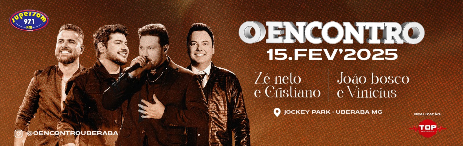 O Encontro - Zé Neto e Cristiano + João Bosco e Vinícius em Uberaba